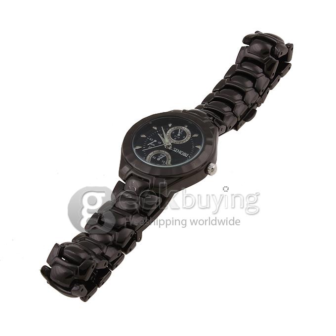 SINOBI 3595 Stainless Steel Women's Fashion & Casual Watches - Black