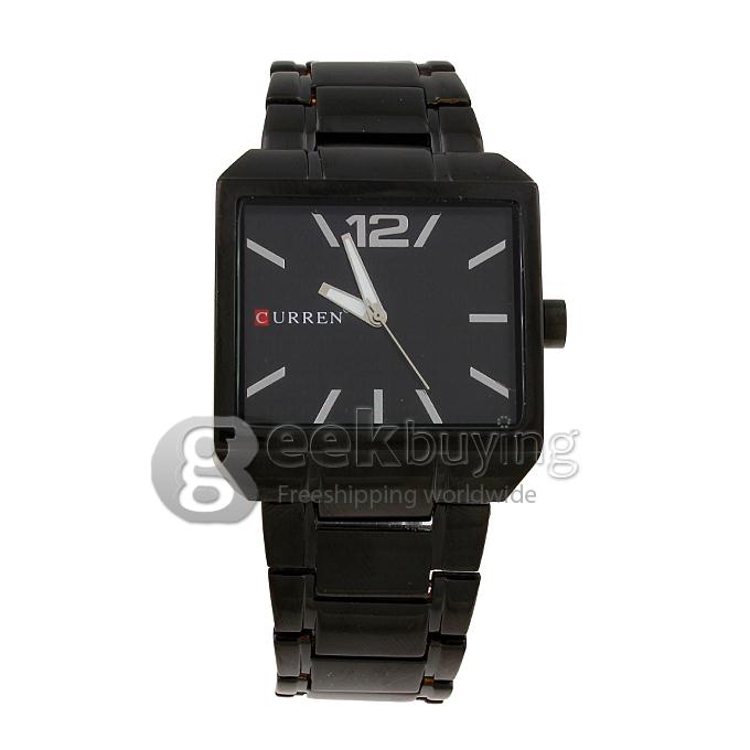 CURREN 8132 Stainless Steel Men's Fashion & Casual Watches - Black