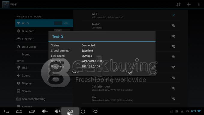 Tronsmart MK808II (Updagraded MK808) Rockchip RK3066 Dual Core TV Box Mini PC Google Android 4.2.2 OS 1G/8G WIFI/Bluetooth with External Wifi Antenna - Black
