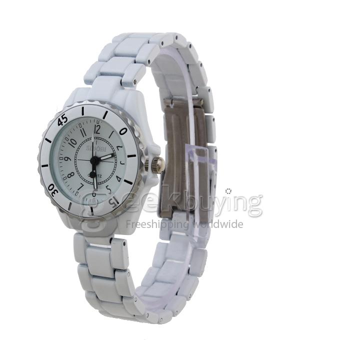 SINOBI 1850 Stainless Steel Women's Fashion Watches - White