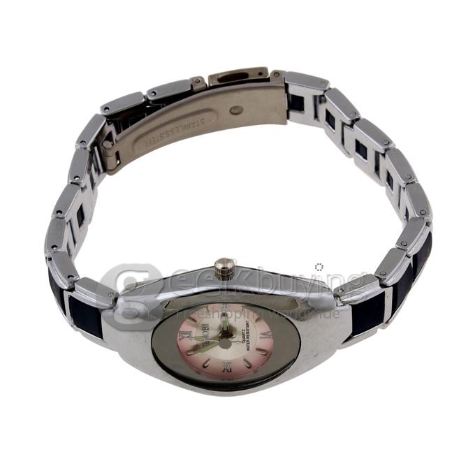 SINOBI 3078 Stainless Steel Women's Fashion & Casual Watches - Silver + Black