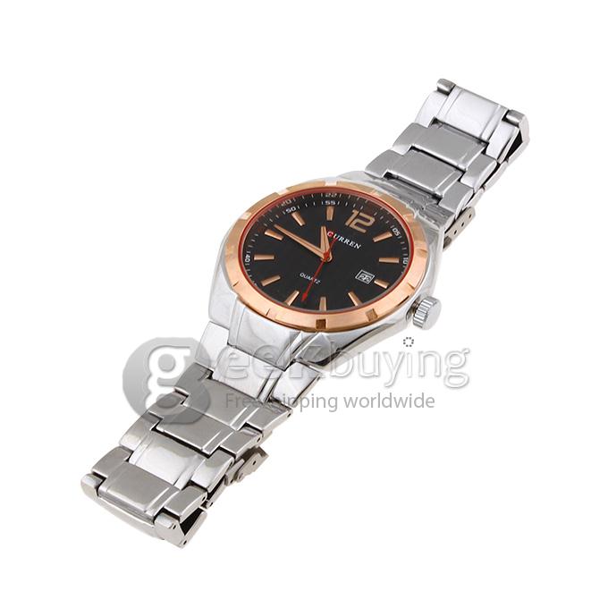 CURREN 8103 Stainless Steel Men's Fashion & Casual Watches - Silver