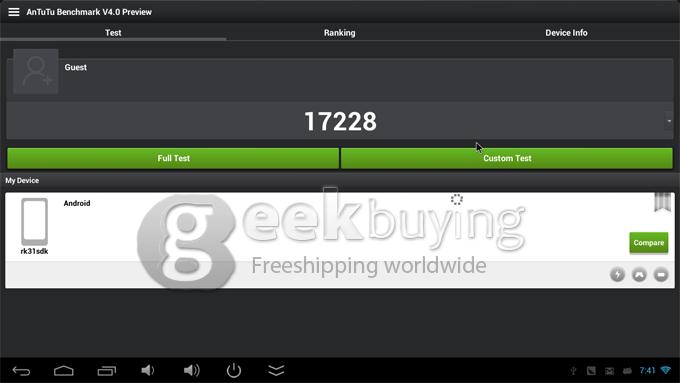IMITO QX2 RK3188T Quad Core Google Android 4.2.2 OS Cortex-A9 1.4GHz Mini PC TV Box 2G/8G Bluetooth WIFI - Black