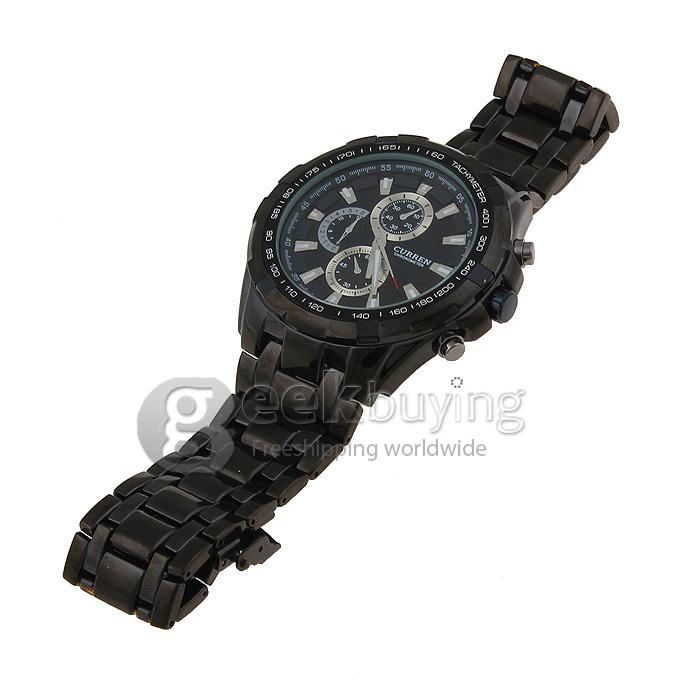 CURREN 8023 Stainless Steel Men's Fashion & Casual Watches - Black