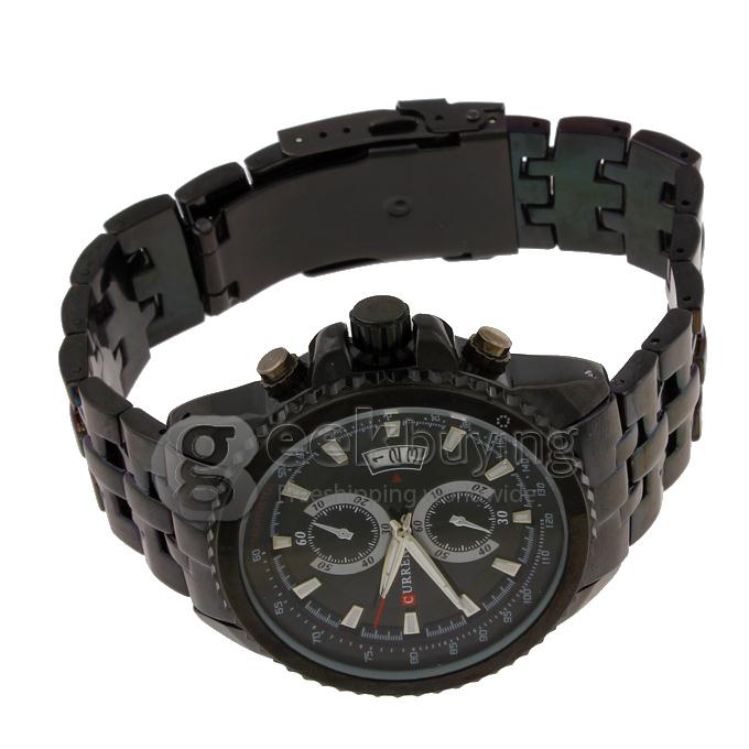 CURREN 8082 Stainless Steel Men's Fashion & Casual Watches - Black