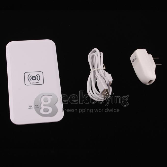 TI Scheme QI standard Wireless Charging Transmitter with Vent for iPhone 5/iPhone 4/4S/Samsung Galaxy S5/Cell phone Z26