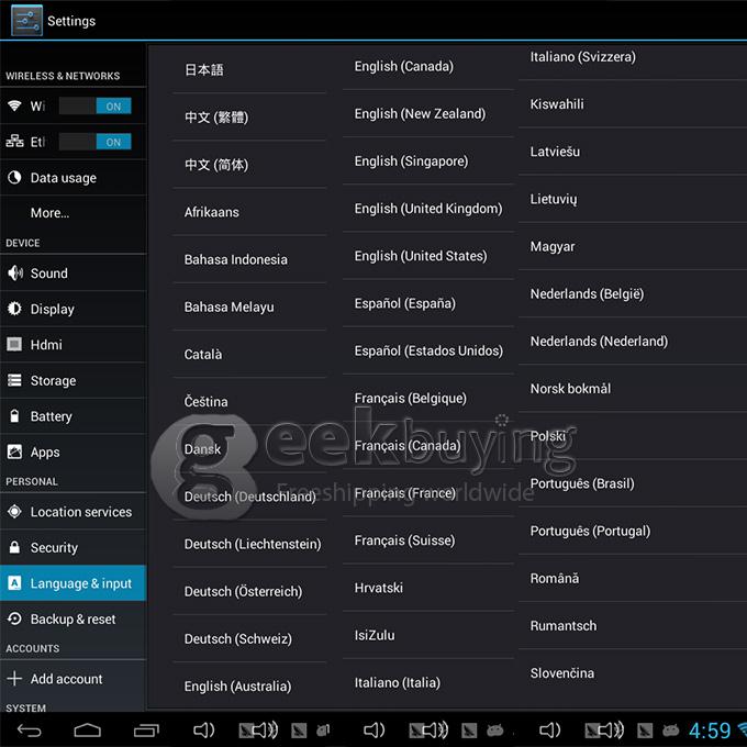 ICOO D70pro II 7 Inch RK3066 Android 4.1 Tablet PC Capacitive Touch Screen 1024*768 1GB/8GB HDMI