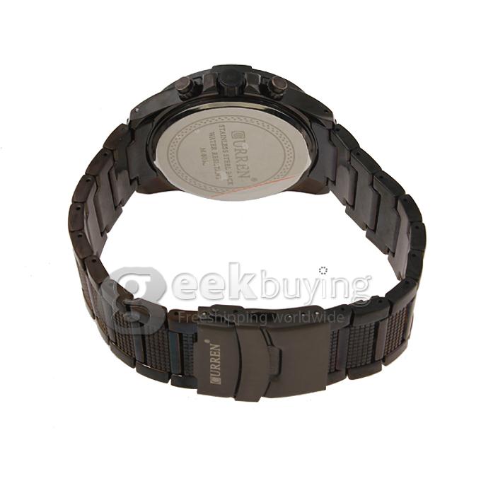 CURREN 8038 Stainless Steel Men's Fashion & Casual Watches - Black