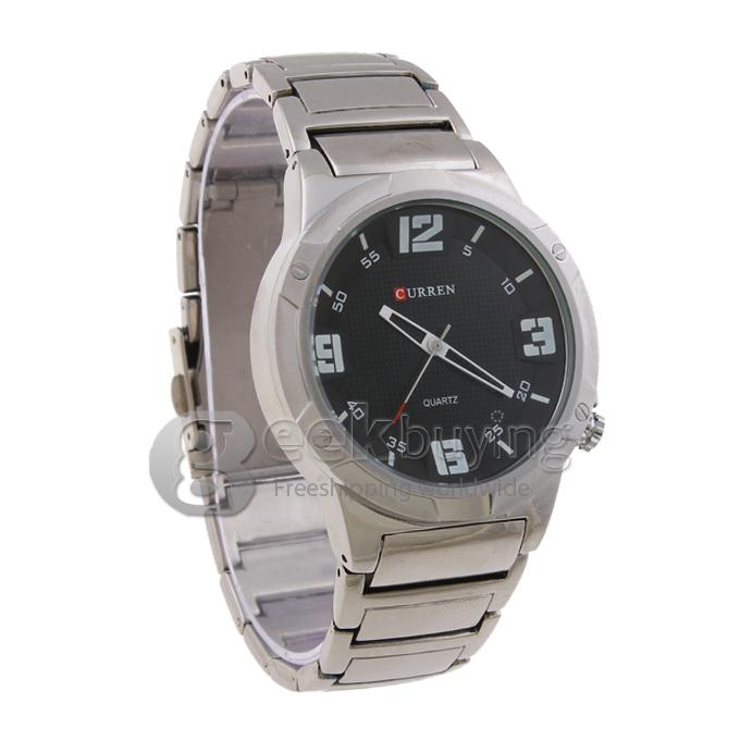 CURREN 8111 Stainless Steel Men's Fashion & Casual Watches - Silver