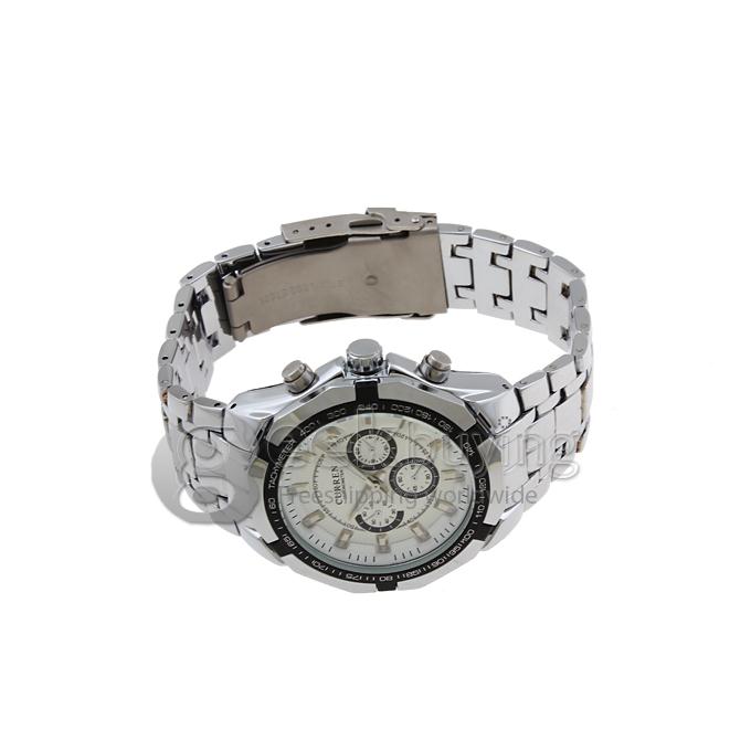 CURREN 8084 Stainless Steel Men's Fashion & Casual Watches - Silver