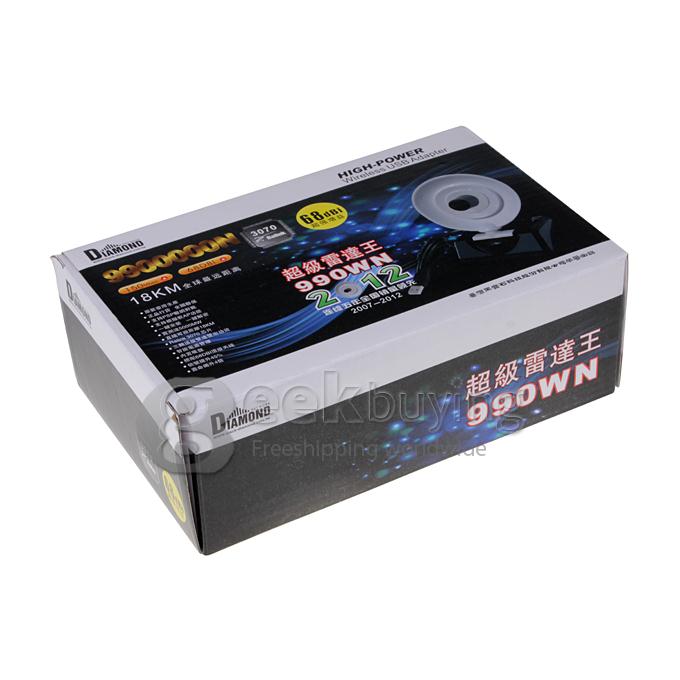 Diamond 990WN 3800MW 150Mbps 68DBI 802.11b/g/n Ralink 3070 USB Wireless WLAN WiFi Network Adapter