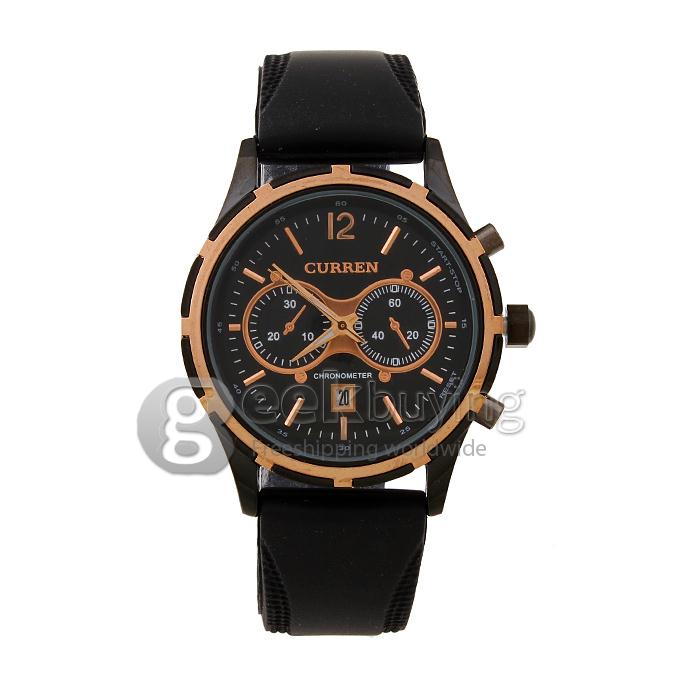 CURREN 8066 Men's Fashion & Casual Watches - Black