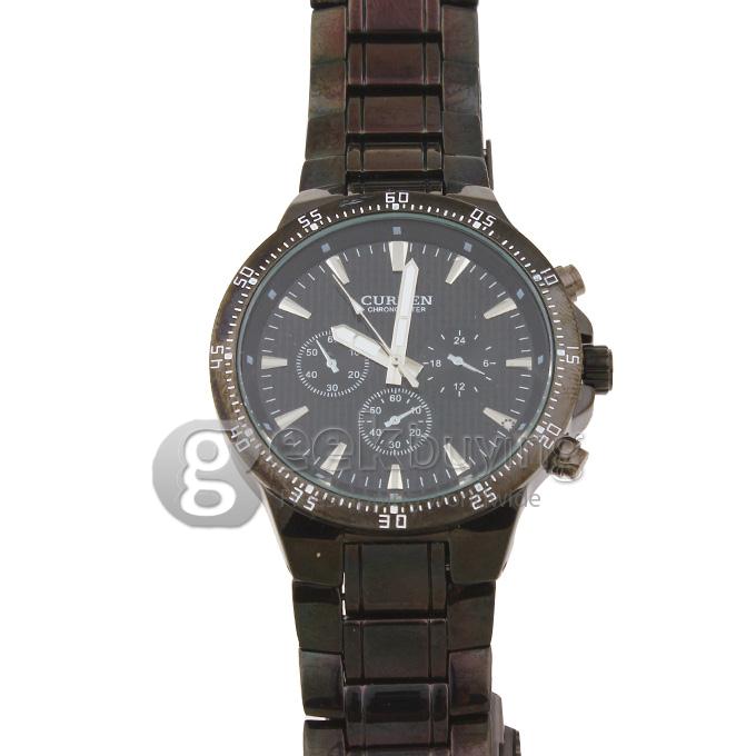 CURREN 8063 Stainless Steel Men's Fashion & Casual Watches - Black