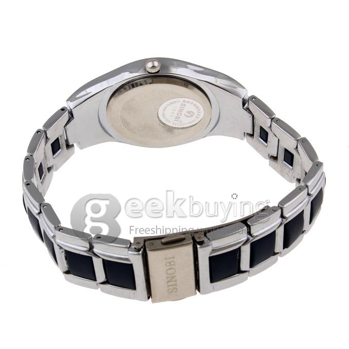 SINOBI 3078 Stainless Steel Men's Fashion & Casual Watches - Silver