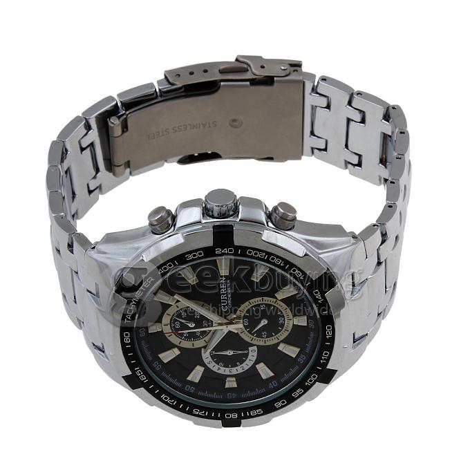 CURREN 8023 Stainless Steel Men's Fashion & Casual Watches - Silver