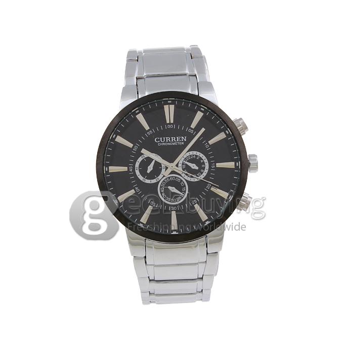 CURREN 8001A Stainless Steel Men's Fashion & Casual Watches - Silver