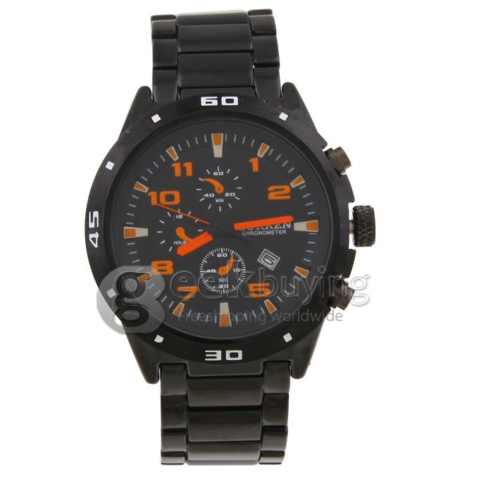 CURREN 8021 Stainless Steel Men's Fashion & Casual Watches - Black
