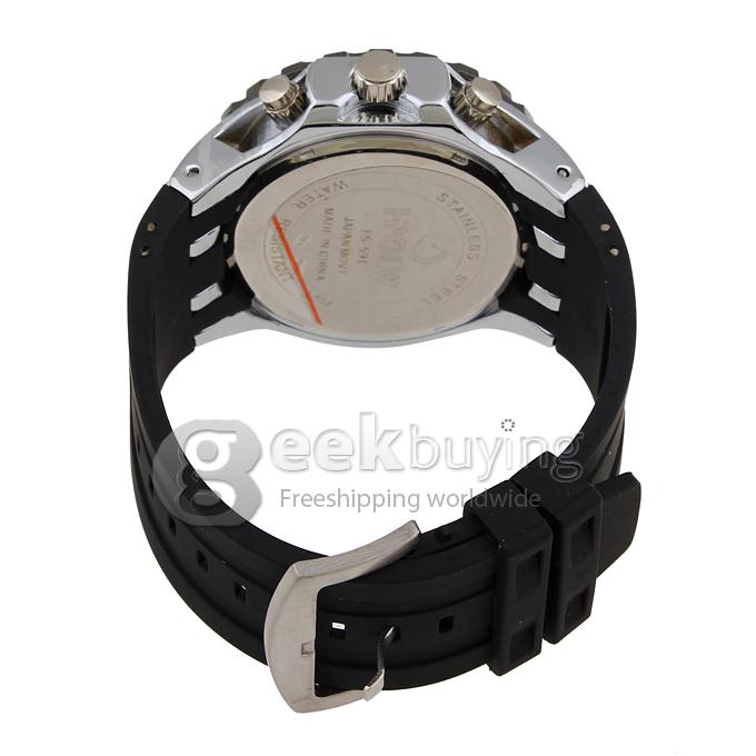 I-POLW 591 30 Meters Waterproof Fashion Sports Utility Watch - White