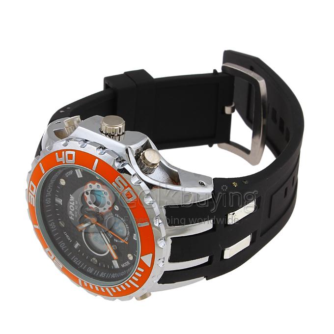 I-POLW 591 30 Meters Waterproof Fashion Sports Utility Watch - Orange