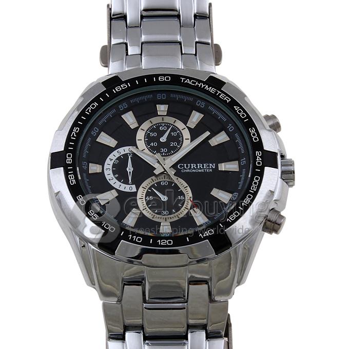 CURREN 8023 Stainless Steel Men's Fashion & Casual Watches - Silver