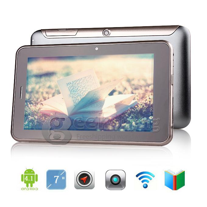 GB97 MTK8377 1.2GHz 7 inch Tablet PC Phablet Android 4.1 Dual Core Capacitive Touch Screen 1024*600 1G/8G - Navy Blue