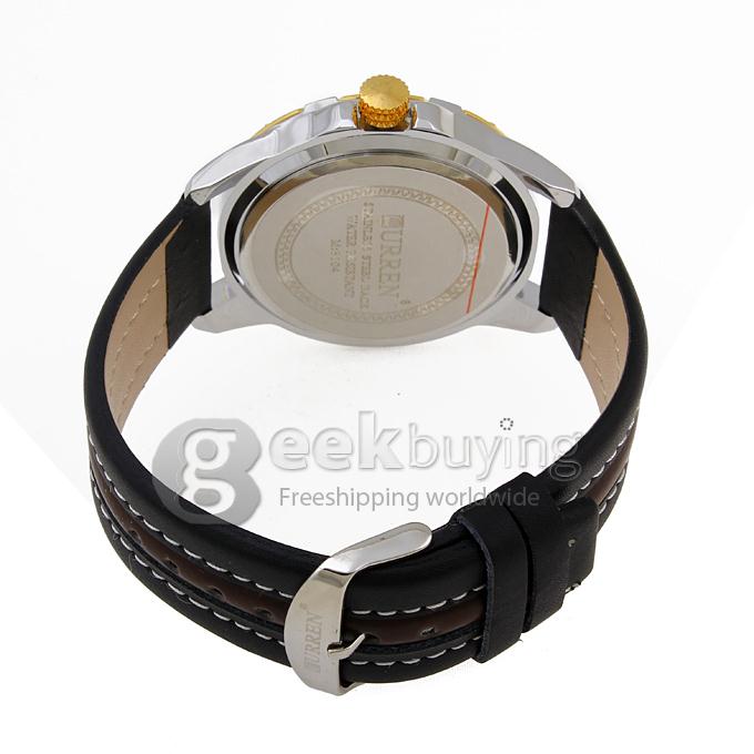 CURREN 8104 Stainless Steel Men's Fashion & Casual Watches - Black