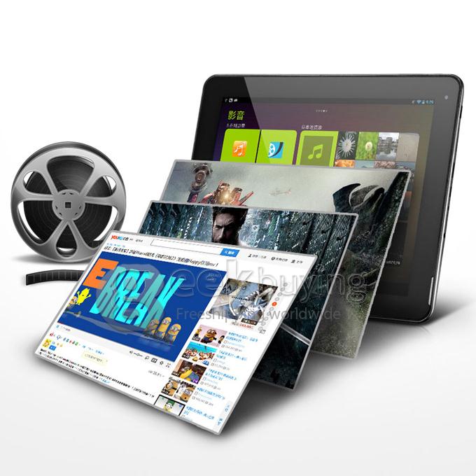 Pipo M6Pro RK3188 Quad Core 9.7 Inch Android 4.2 OS Tablet PC 2GB RAM 16GB ROM Retina Capacitive Touch Screen 2048*1536 Black