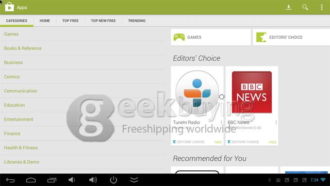 IMITO QX2 RK3188T Quad Core Google Android 4.2.2 OS Cortex-A9 1.4GHz Mini PC TV Box 2G/8G Bluetooth WIFI - Black