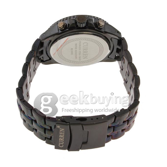 CURREN 8082 Stainless Steel Men's Fashion & Casual Watches - Black