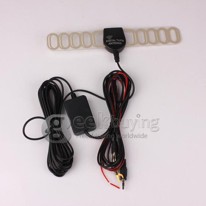 5M DC12V 20Dbi Digital TV/FM Enhanced Zoom Antenna With Amplifier for All Vehicles