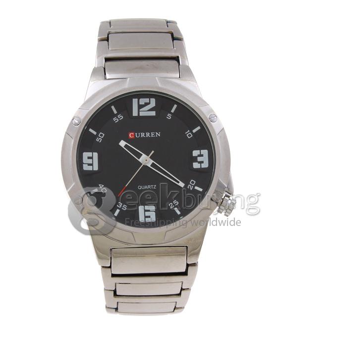 CURREN 8111 Stainless Steel Men's Fashion & Casual Watches - Silver