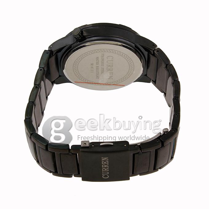 CURREN 8111 Stainless Steel Men's Fashion & Casual Watches - Black