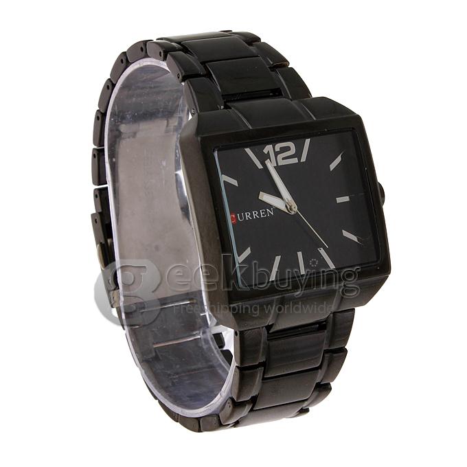 CURREN 8132 Stainless Steel Men's Fashion & Casual Watches - Black