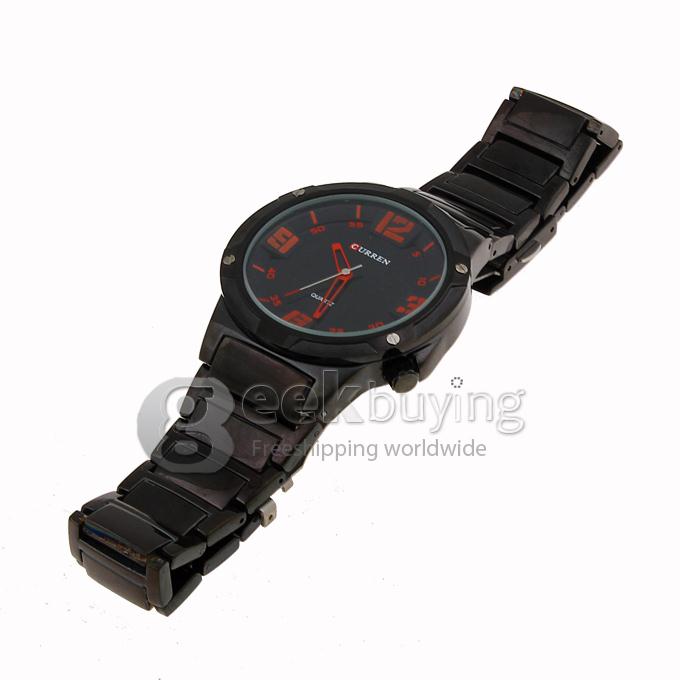 CURREN 8111 Stainless Steel Men's Fashion & Casual Watches - Black
