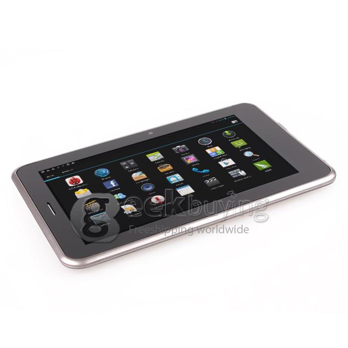 GB97 MTK8377 1.2GHz 7 inch Tablet PC Phablet Android 4.1 Dual Core Capacitive Touch Screen 1024*600 1G/8G - Navy Blue
