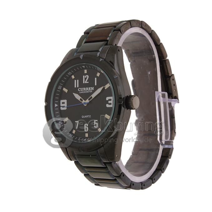 CURREN 8037 Stainless Steel Men's Fashion & Casual Watches - Black