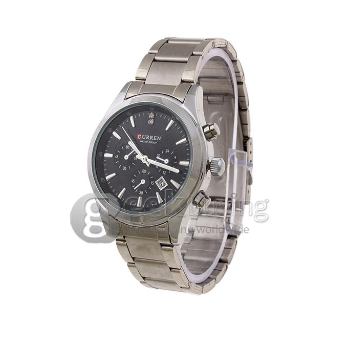 CURREN 8085 Stainless Steel Men's Fashion & Casual Watches - Silver