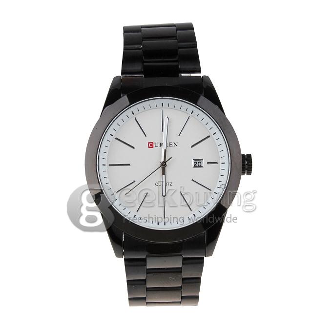 CURREN 8091 Stainless Steel Men's Fashion & Casual Watches - Black