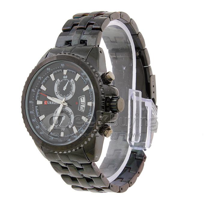 CURREN 8082 Stainless Steel Men's Fashion & Casual Watches - Black