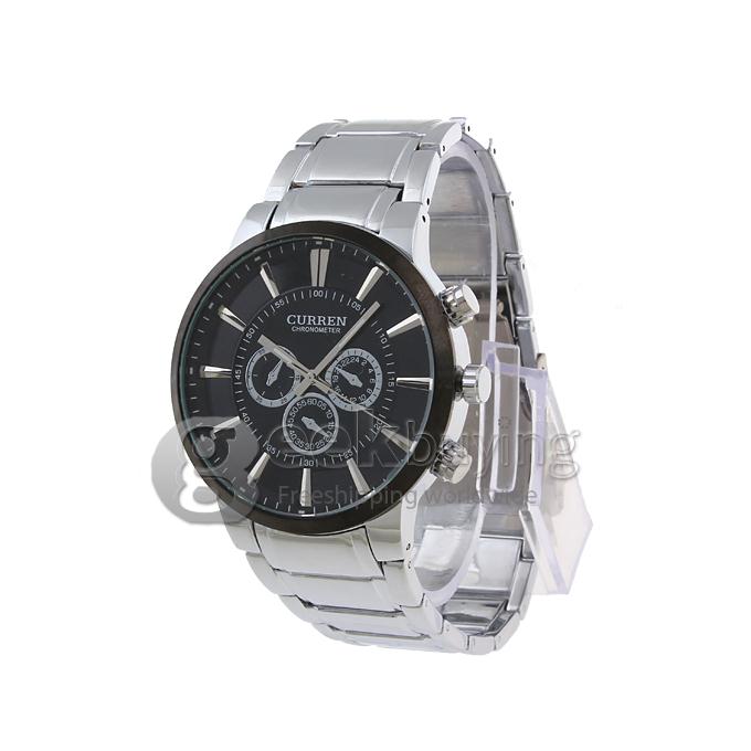 CURREN 8001A Stainless Steel Men's Fashion & Casual Watches - Silver