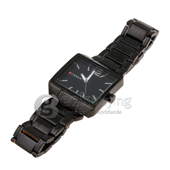 CURREN 8132 Stainless Steel Men's Fashion & Casual Watches - Black