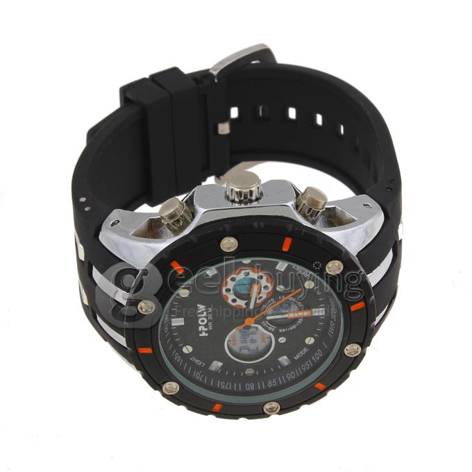 I-POLW 592 30 Meters Waterproof Fashion Sports Utility Watch - Orange