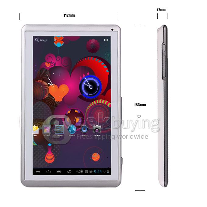 ICOO D70pro II 7 Inch RK3066 Android 4.1 Tablet PC Capacitive Touch Screen 1024*768 1GB/8GB HDMI
