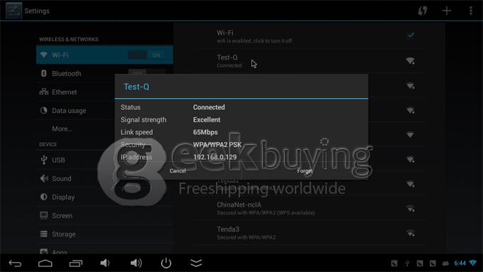 IMITO QX2 RK3188T Quad Core Google Android 4.2.2 OS Cortex-A9 1.4GHz Mini PC TV Box 2G/8G Bluetooth WIFI - Black