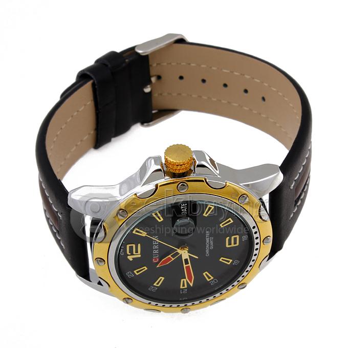 CURREN 8104 Stainless Steel Men's Fashion & Casual Watches - Black