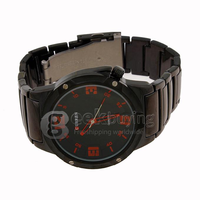 CURREN 8111 Stainless Steel Men's Fashion & Casual Watches - Black