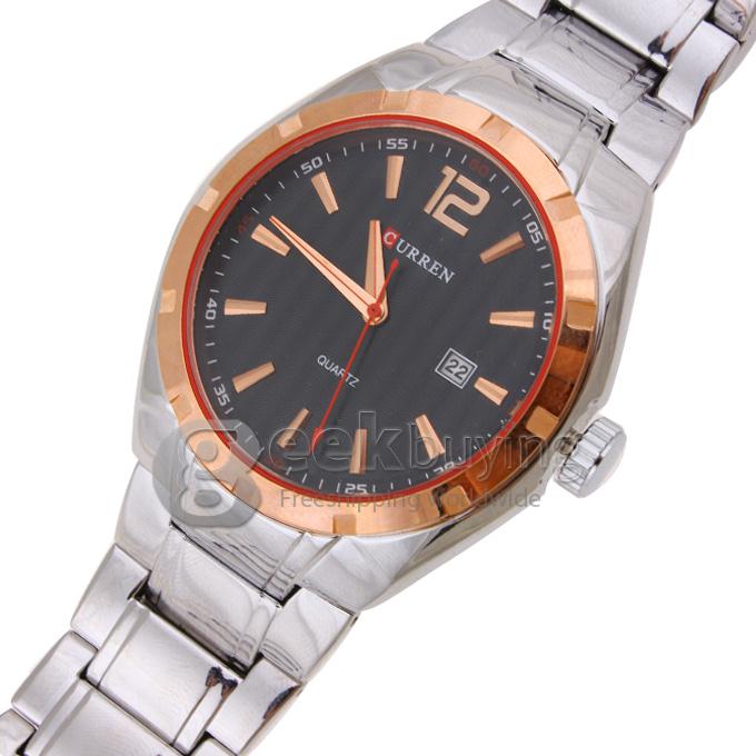 CURREN 8103 Stainless Steel Men's Fashion & Casual Watches - Silver