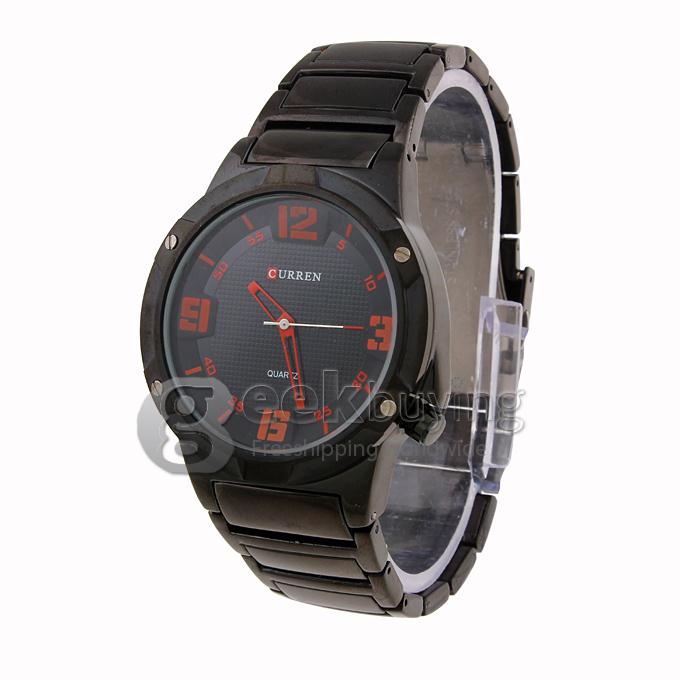 CURREN 8111 Stainless Steel Men's Fashion & Casual Watches - Black