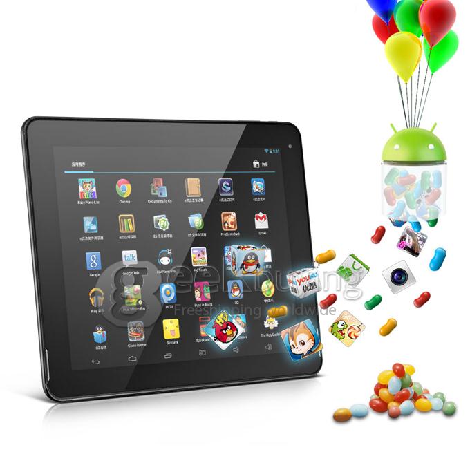 Pipo M6Pro RK3188 Quad Core 9.7 Inch Android 4.2 OS Tablet PC 2GB RAM 16GB ROM Retina Capacitive Touch Screen 2048*1536 Black