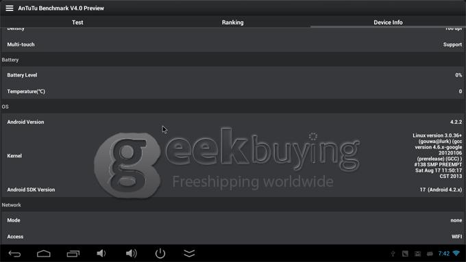 IMITO QX2 RK3188T Quad Core Google Android 4.2.2 OS Cortex-A9 1.4GHz Mini PC TV Box 2G/8G Bluetooth WIFI - Black